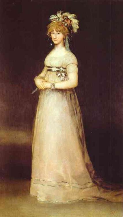 Francisco Jose de Goya Portrait of the Countess of Chinchon. oil painting image